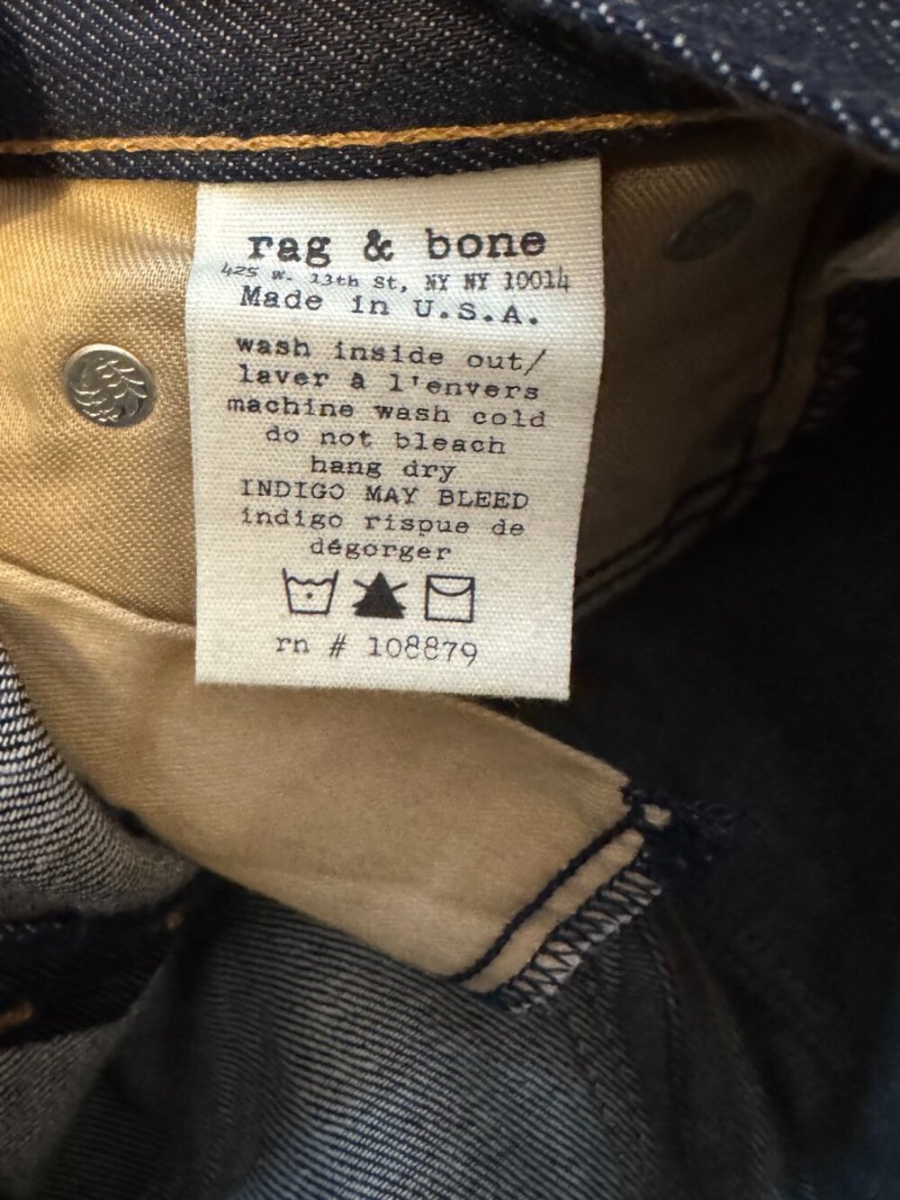 rag & bone Mid Rise Skinny Jeans - Picture 5 of 6